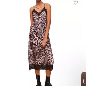 Allsaints Tigi Kiku Leopard dress